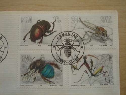 1987 SWA FDC Insects
