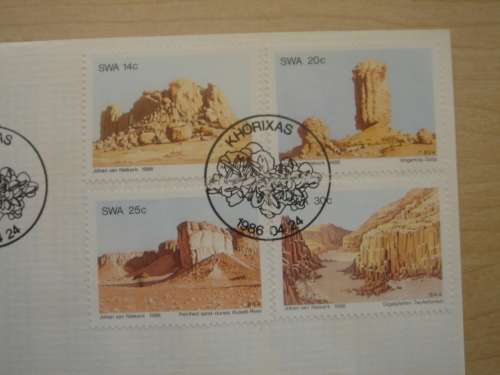 1986 SWA FDC Rock Formations