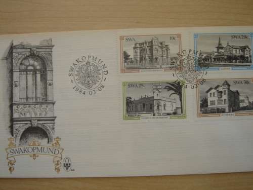 1984 SWA FDC Swakopmund Buildings
