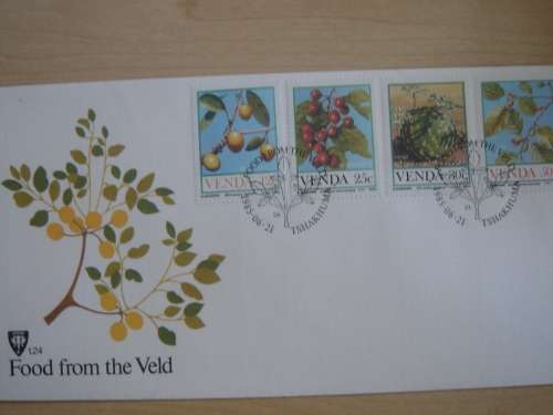 1985 SWA Trees - 4 stamps on FDC