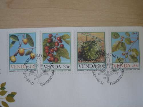 1985 SWA Trees - 4 stamps on FDC