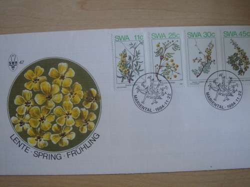 1985 SWA - Acacia Tree Flowers on FDC