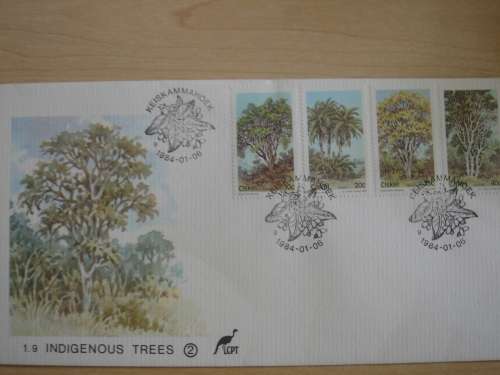 1984 Ciskei Trees - 4  stamps on FDC