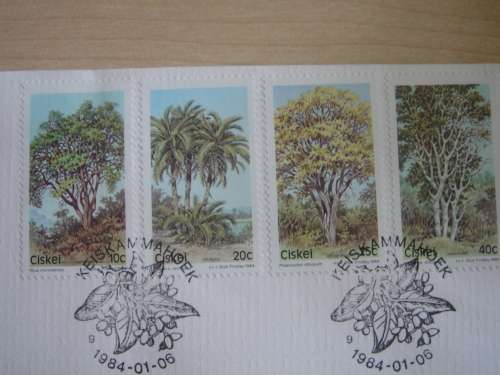 1984 Ciskei Trees - 4  stamps on FDC