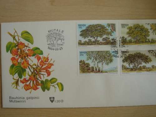 1984 Ciskei - Trees 4 stamps on FDC