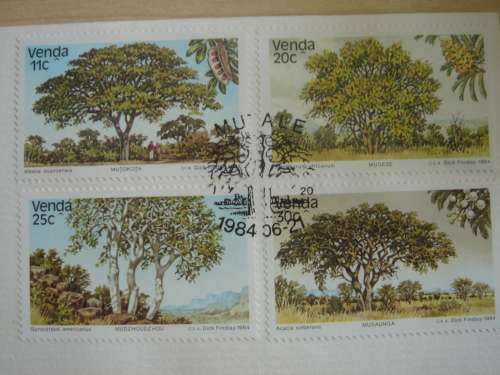 1984 Ciskei - Trees 4 stamps on FDC