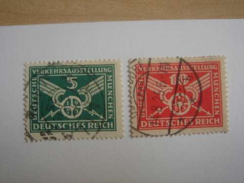 1925 Deutsches Reich MiNr. 370-371 Y stamped