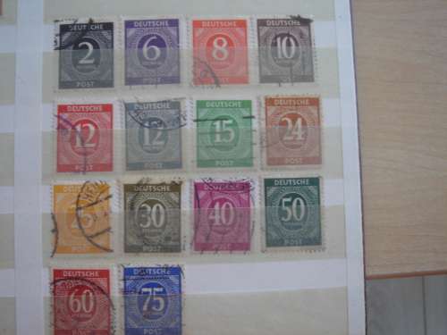 1946 ABZ MiNr 912,916,917-920,922,925,927,929,932-934 a used, stamped