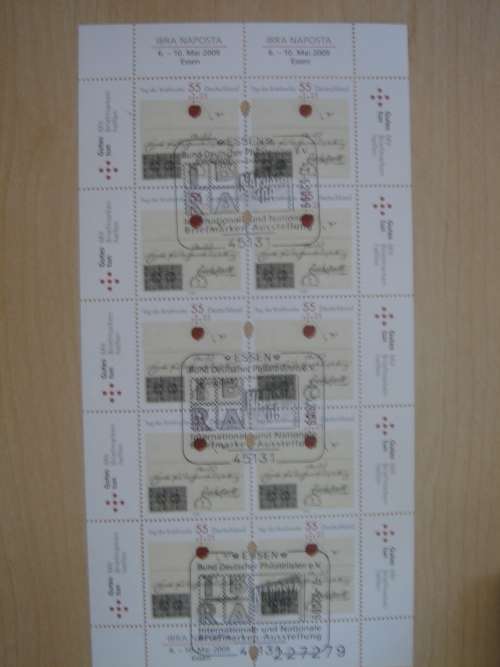 2009 Deutschland MiNr 2735 Kleinbogen (mini sheet) FD stamped