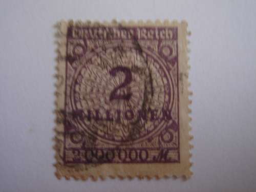 1923 Deutsches Reich MiNr 315 A W a, used, stamped