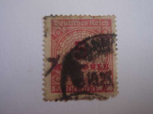 1923 Deutsches Reich MiNr 317 A P, used, stamped