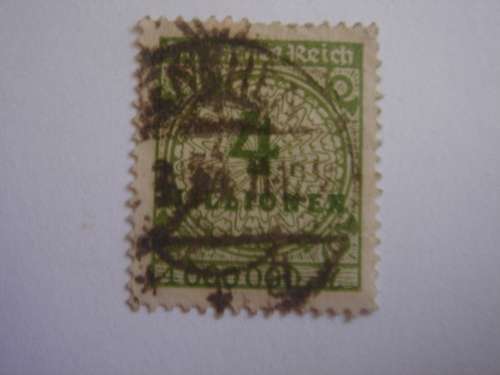 1923 Deutsches Reich MiNr 316 A P, used, stamped