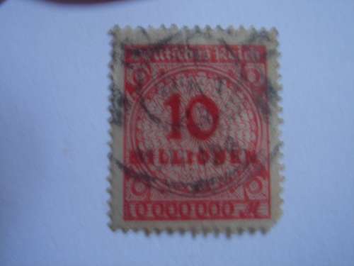 1923 Deutsches Reich MiNr 318 A P used, stamped