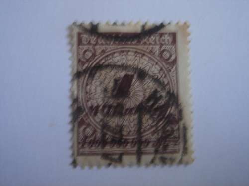 1923 Deutsches Reich MiNr 325 A P a used, stamped