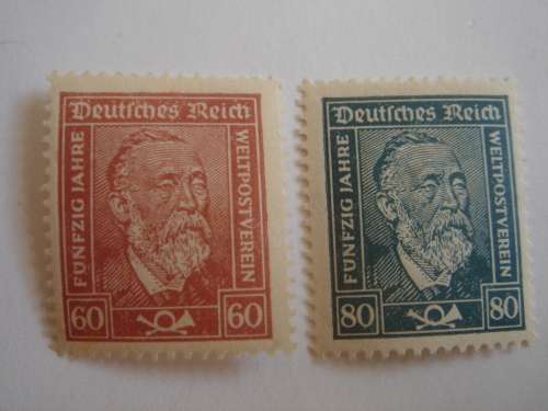 1924 Deutsches Reich MiNr 362-363 x mint, hinged