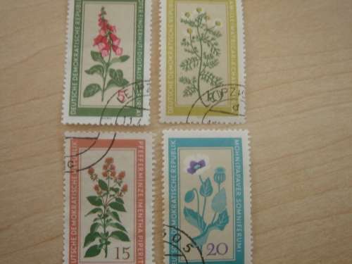 1960 DDR MiNr 757-760 used, stamped