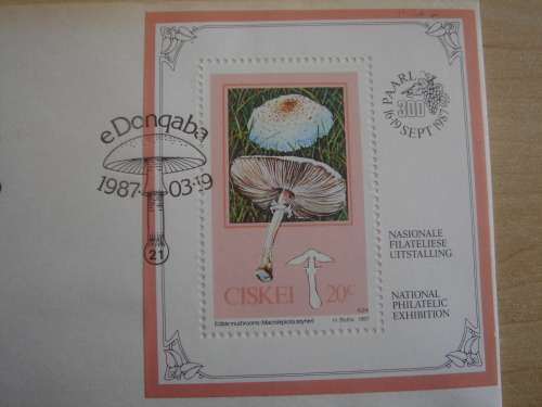 1987 Ciskei - Fungi FDC with 1 stamp