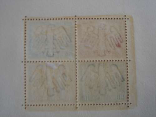 1930 Deutsches Reich MiNr 446-449 in Block 1 MNH