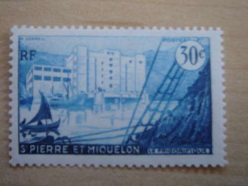 1955 St. Pierre et Miquelon - Le Frigorifique 30c MNH