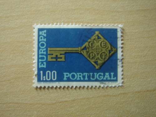 1968 Portugal - EUROPA 1.00 used, stamped