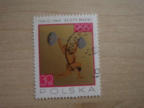 1965 Poland - Olympic Games Tokyo 30 GR MNH, stamped