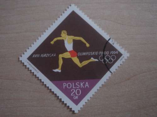 1964 Poland - Olympic Games Tokio 20 GR MNH, stamped