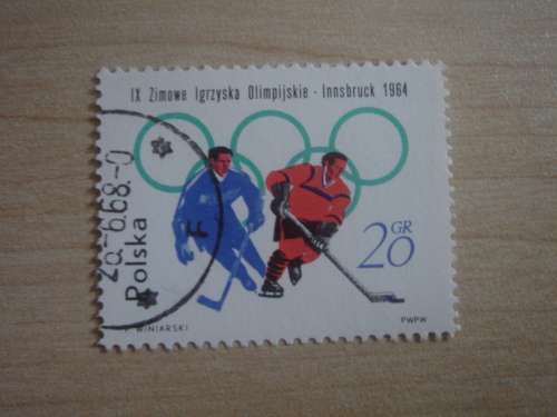 1964 Poland - Winter Olympic Games Innsbruck 20 GR MNH, stamped