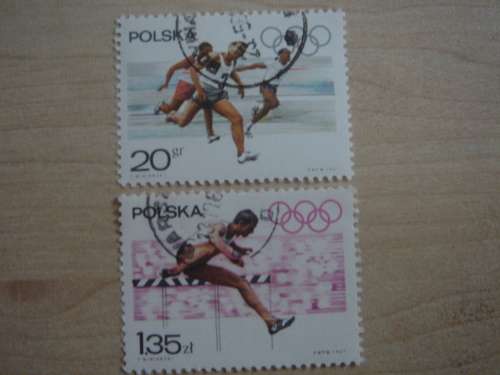 1967 Poland - Olympic Games Mexico City 20 GR + 1.35 ZL MNH, stamped