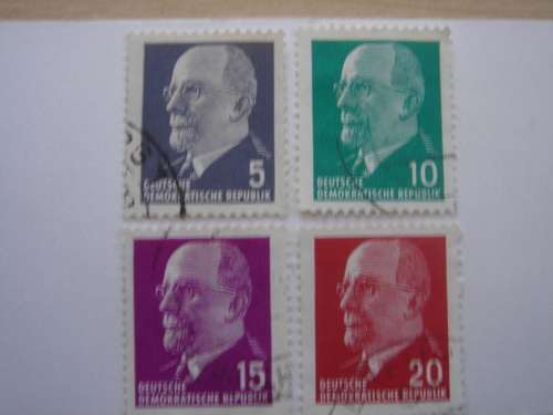 1961 DDR MiNr 845-848 used, stamped