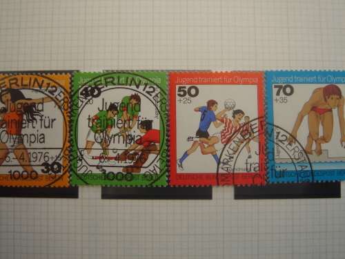 1976 West Berlin MiNr 517-520 used, stamped