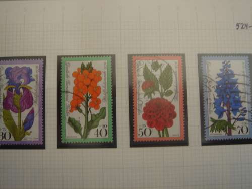 1976 West Berlin Mr.Nr 524-527 used, stamped