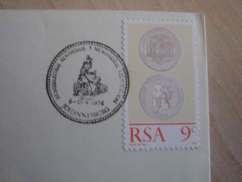1974 RSA - Numismatic Convention FDC