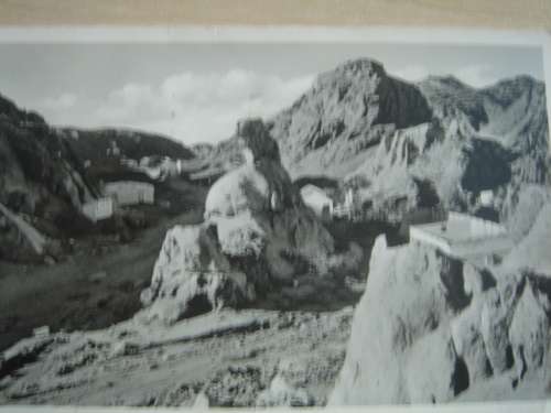 1954 SWA - Postcard with `White Lady` Rock Painting 2 d, used, stamped