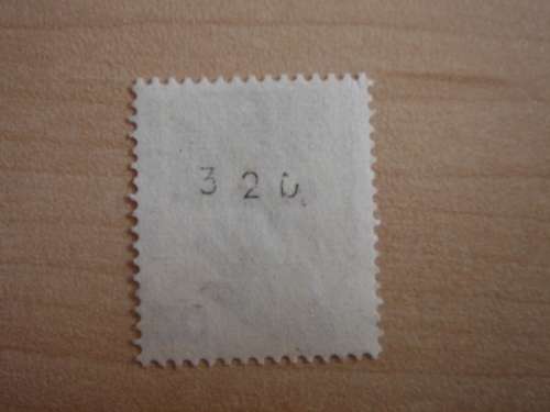 1971 BRD MiNr 696 A R with black number on back, used, stamped