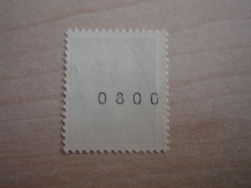 1961 DDR MiNr 845 X R MNH with number on back