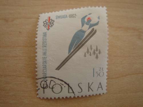 1962 Ski Jump 1.50 ZL used, stamped