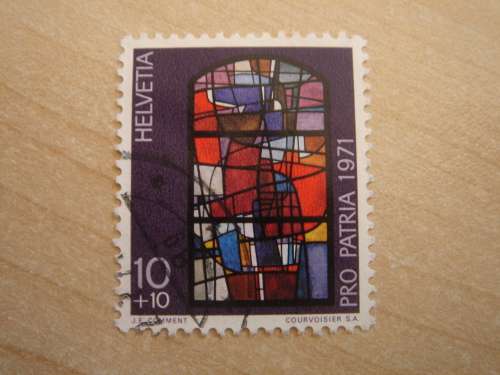 1971 Helvetia - Pro Patria 10+10 used, stamped
