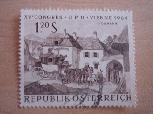 1964 Austria - XV. UPU Congress Vienna 1.20 S used, stamped