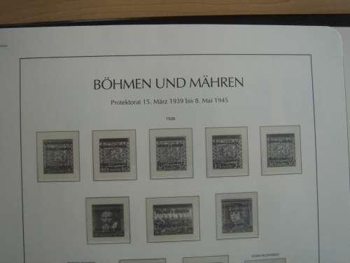 1939-1945 German Occupied Areas SAFE Album Nr 9 (43 pages) + 16 pages from a LEUCHTTURM Album