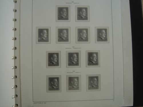 1939-1945 German Occupied Areas SAFE Album Nr 9 (43 pages) + 16 pages from a LEUCHTTURM Album