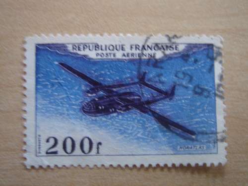 1954 France - Noratlas Cargo 200 f used, stamped