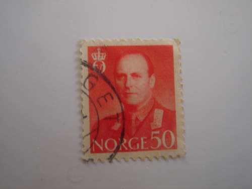 1962 Norway - King Olav V 50 Oere used, stamped