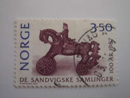 1987 Norway - Sandvikse Samlinger 350 Oere used, stamped