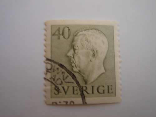 1951 Sweden - King Gustav VI Adolf 40 Oere used, stamped