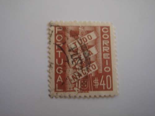 1935 Portugal - Tudo Pela Nacao 25 ESC used, stamped
