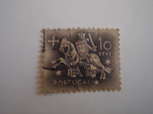 1953 Portugal - Templar Knights 10 CTVS used, stamped