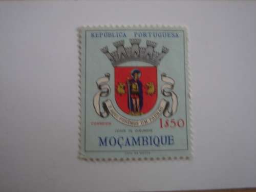 1961 - MOCAMBIQUE Coat of Arms 1$50 used, not stamped