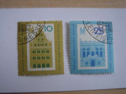 1961 DDR MiNr 843-844 used, stamped
