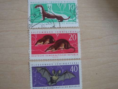 1962 DDR MiNr 870-872 used, stamped