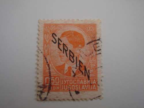 1941 Deutsches Reich Serbien MiNr 2 a used, stamped